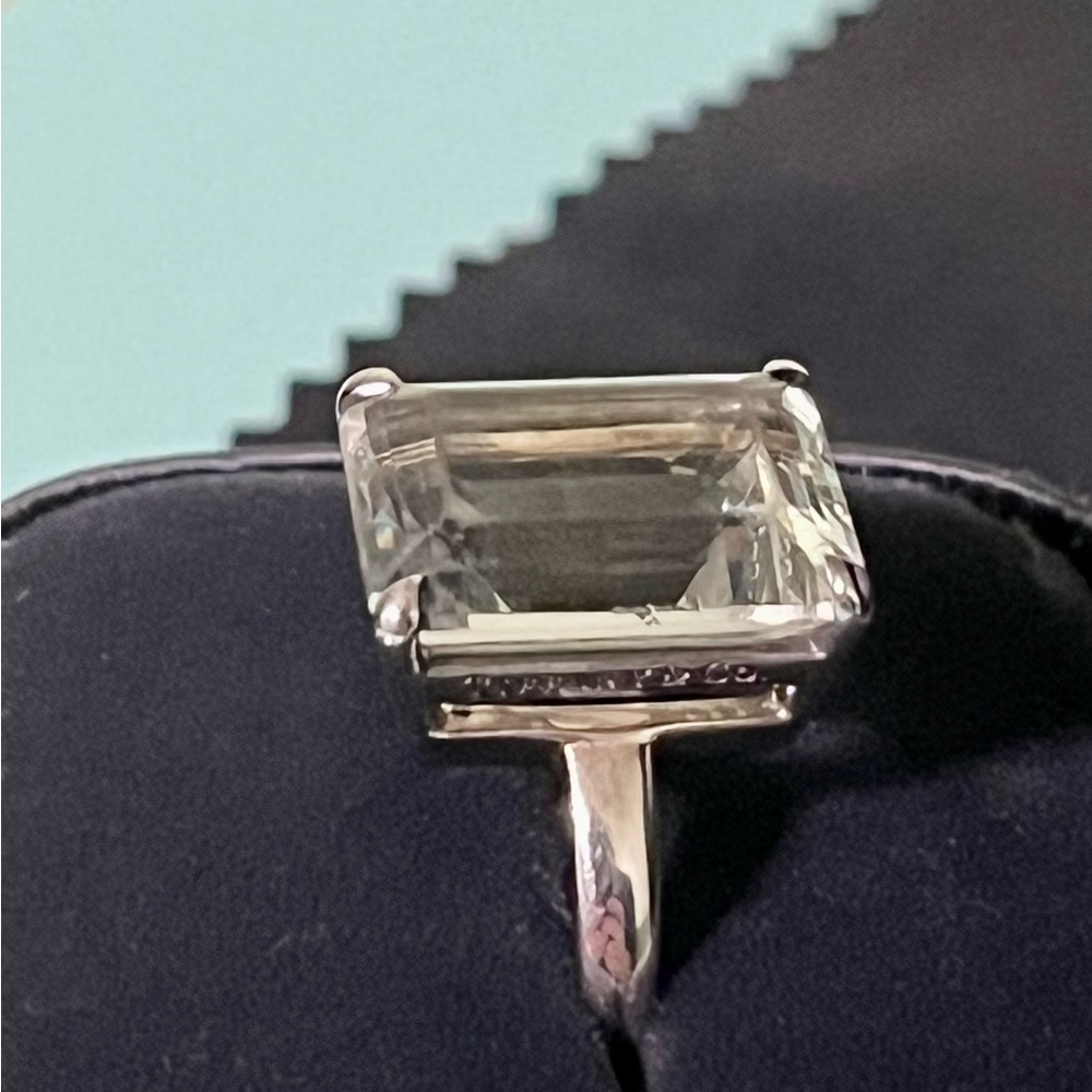 Size 8 Tiffany & Co. 9 Carat Emerald Cut Prasiolite - Picture 7 of 13